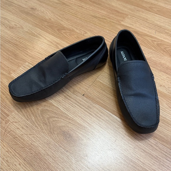 Alfani Men's Classic Black Slip-On Loafers - Picture 6 of 8